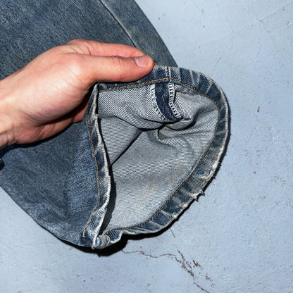 Levis 501 Y2K XX Straight Leg Jeans Blue VTG Med Wash 38x36 Act 38x32