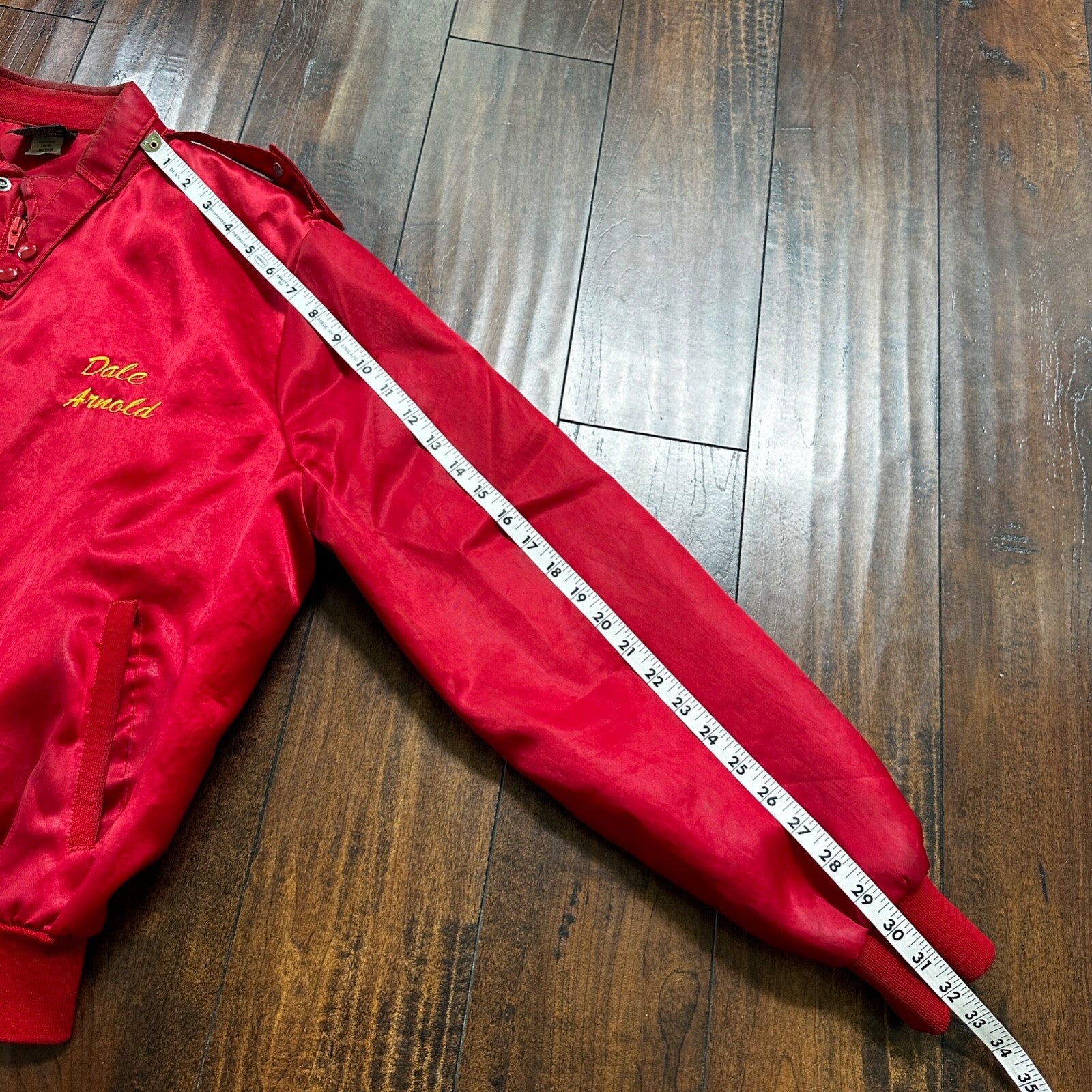 VTG 90s GTX Pacific Divison Satin Bomber Jacket USA Rare 80s ISCA Dale Arnold