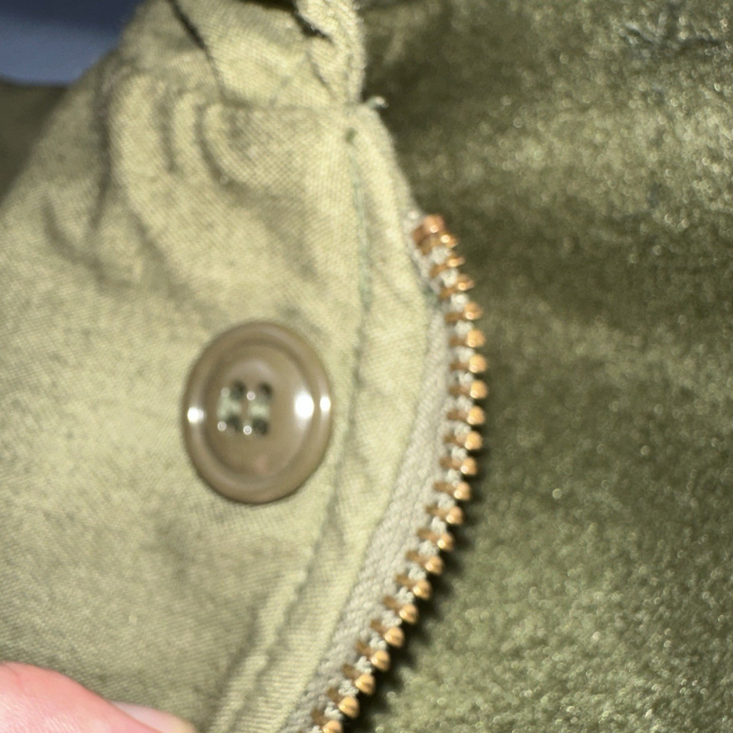 VTG 60s USN US Navy Military A-2 Intermediate Cold Weather Deck Jacket Stencil