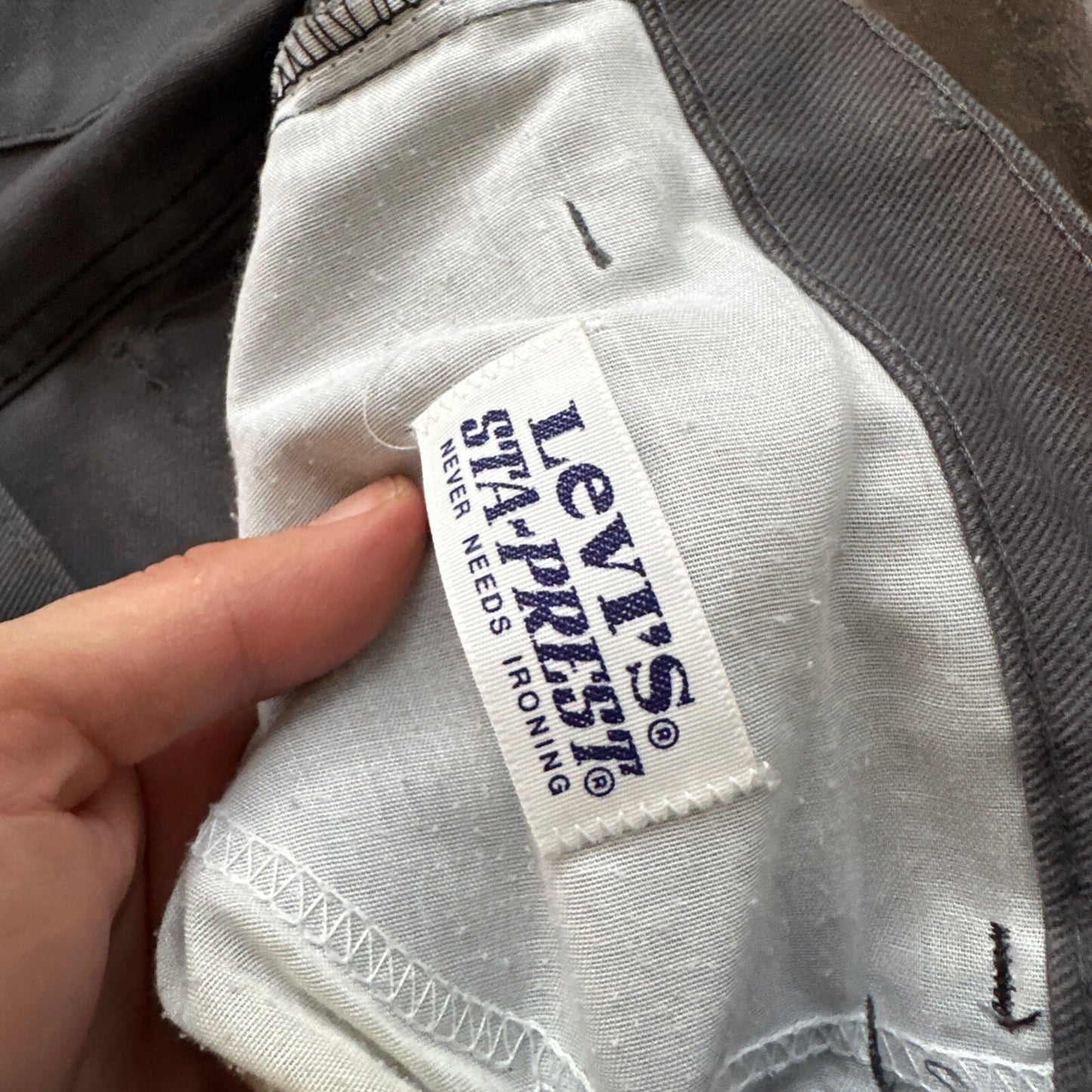 Vintage 1980s Levis 517 Men's Black Tab Jeans Size 34x31 Ac 33x32 Gray