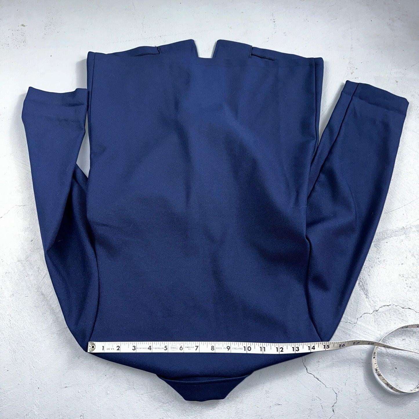 Vtg 70s Blazer Womens Blue Farstad Luxury Office USA Classy Suit Navy Poly