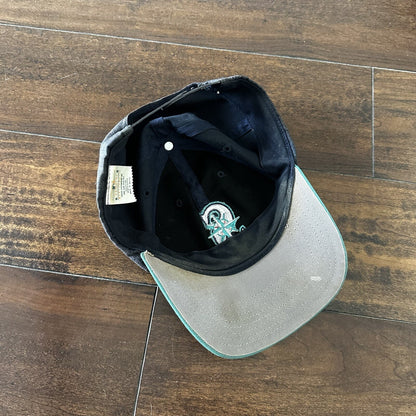 Seattle Mariners  Hat Cap One Size Adjustable Cotton Blend Embroidered Logo 90s