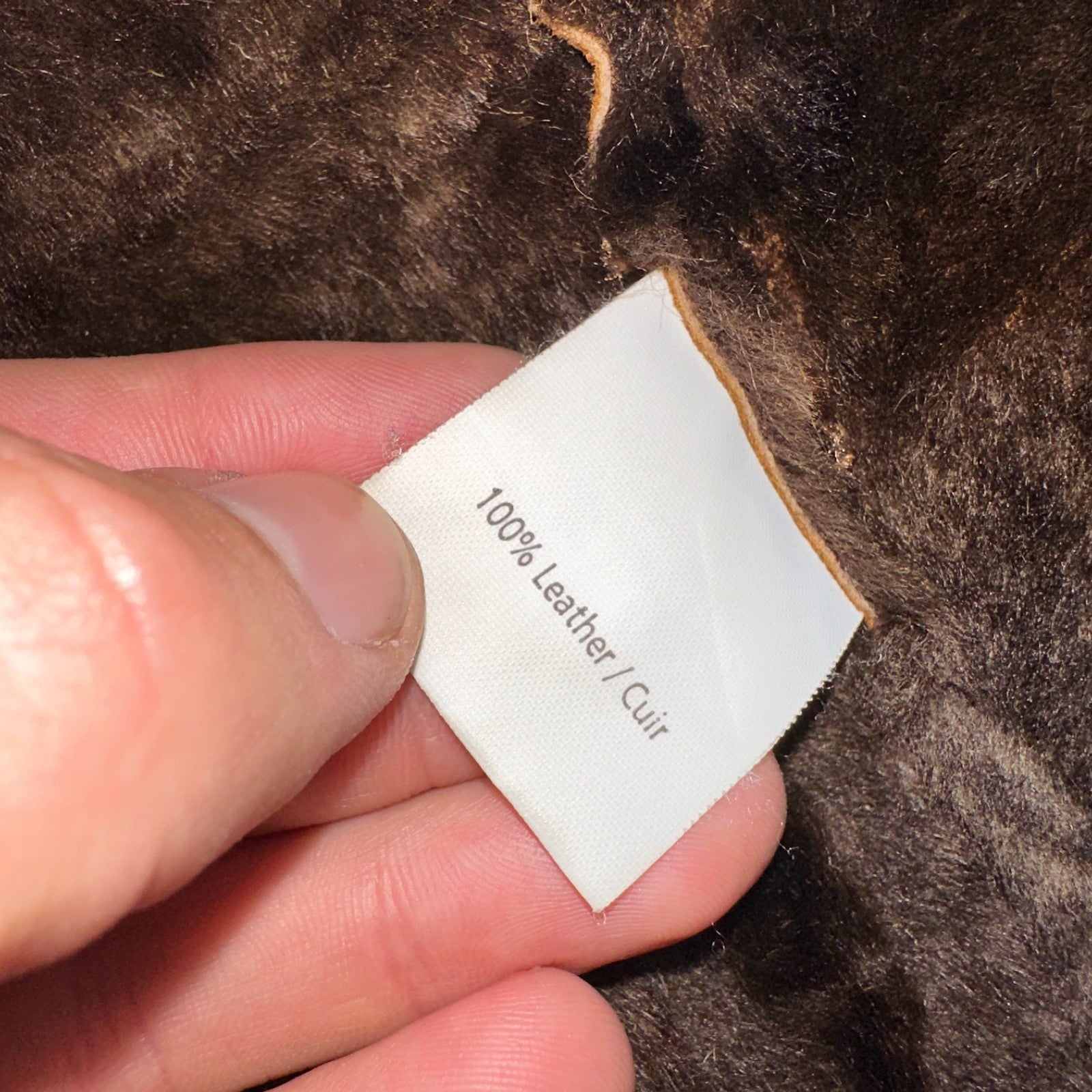 Bobby Jones XL Mens Coat Safari Parka Brown Leather Fur Lined Classy Long