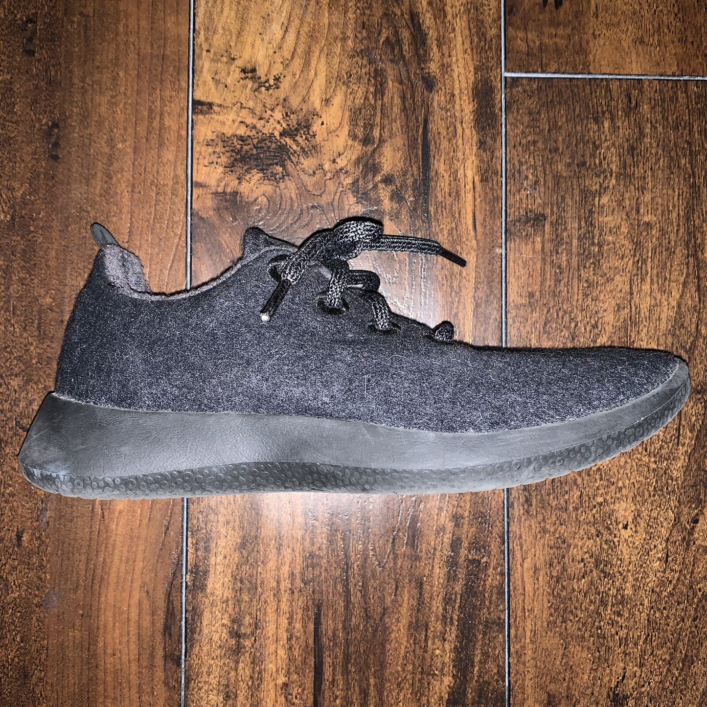 Allbirds Wool Runners WR Womens 6 US Black Gray Merino Wool Casual Shoes Running