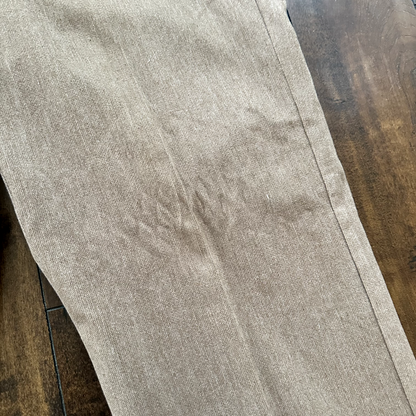 Mens 1950s 1960s Sears Pleated Dress Slacks 35x30 50s 60s Vtg Pants Fleck