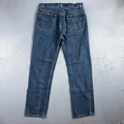 Levis 501 Vintage 80s USA XX Straight Leg Jeans Blue Med Wash 1980s Act 31x31