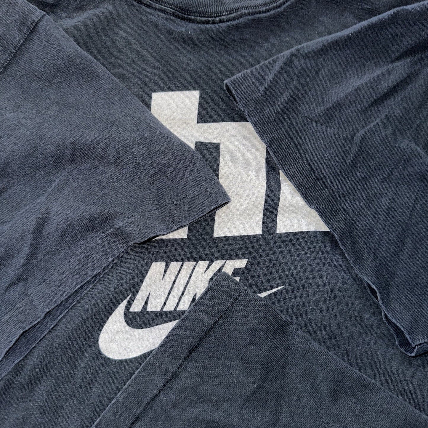 Nike Vintage T Shirt Mens XL AIR CHECK Rap Jordan Music Flight Track Sneakers