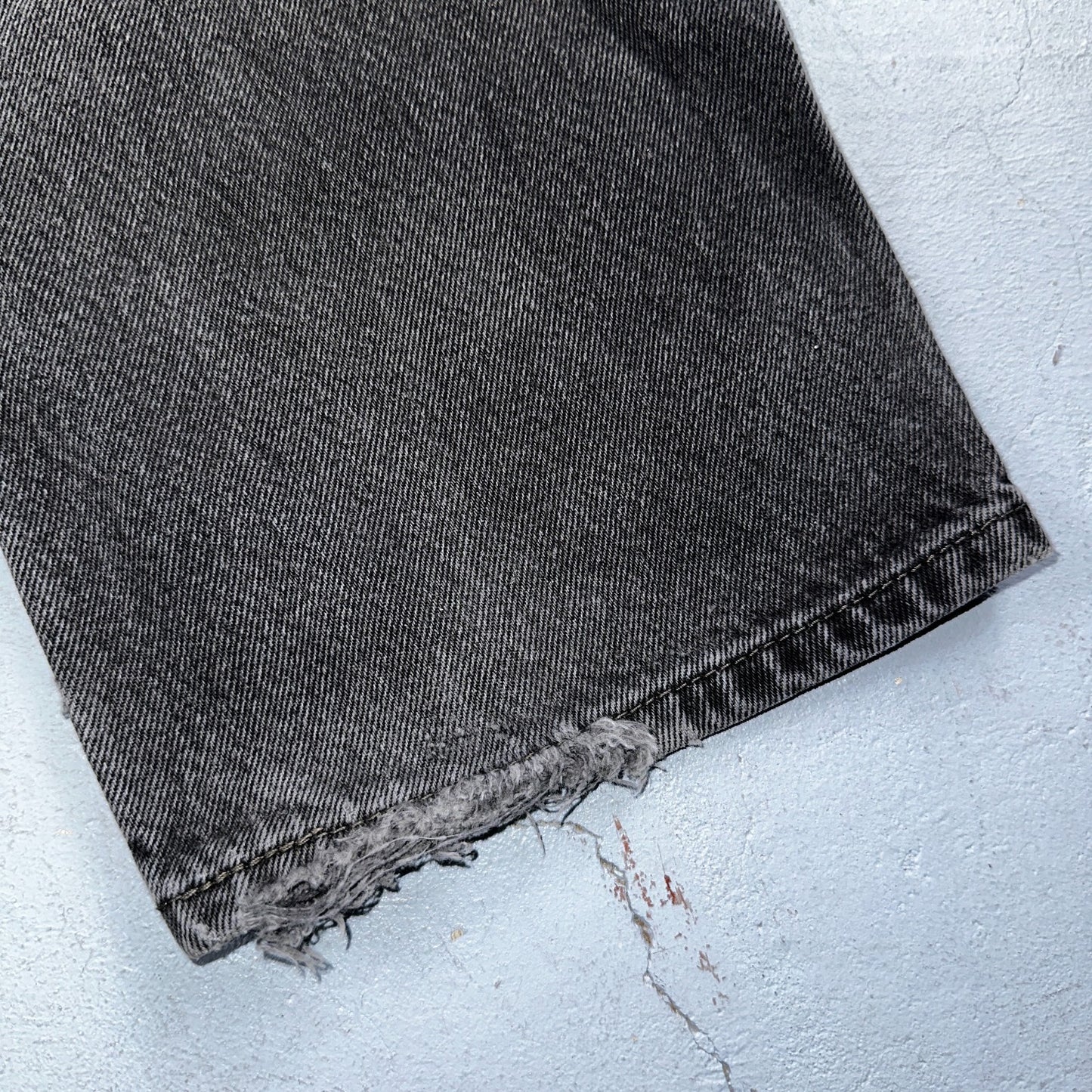 Levis 505 Vintage Y2K Straight Leg XX 2000s Jeans 32x30 Black Light Wash 31x29