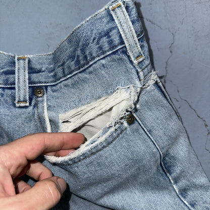 Carhartt B17 DST Relaxed Fit Denim Blue Jeans Mens 40x32 Workwear Denim