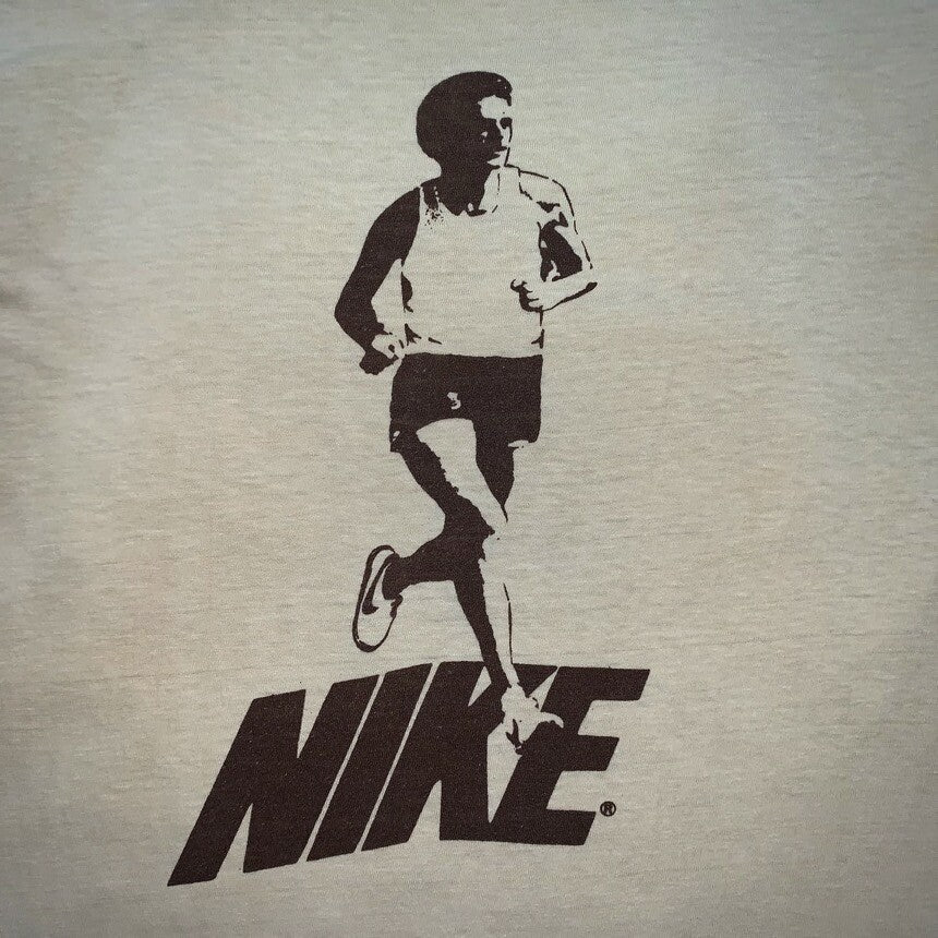 70s Marathon Runner Vintage Nike T Shirt USA Rare Oregon Prefontaine Geisha Rare