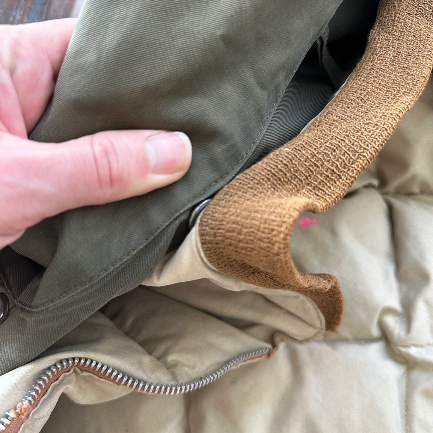 VTG 70's Pioneer Sportswear Men's Med Down Insulated Puffer Coat Jacket Shell