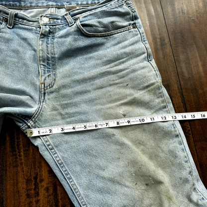 Levis 901 Vintage 90s Straight Leg XX Jeans 34x32 Relaxed Light Wash Act 33x31