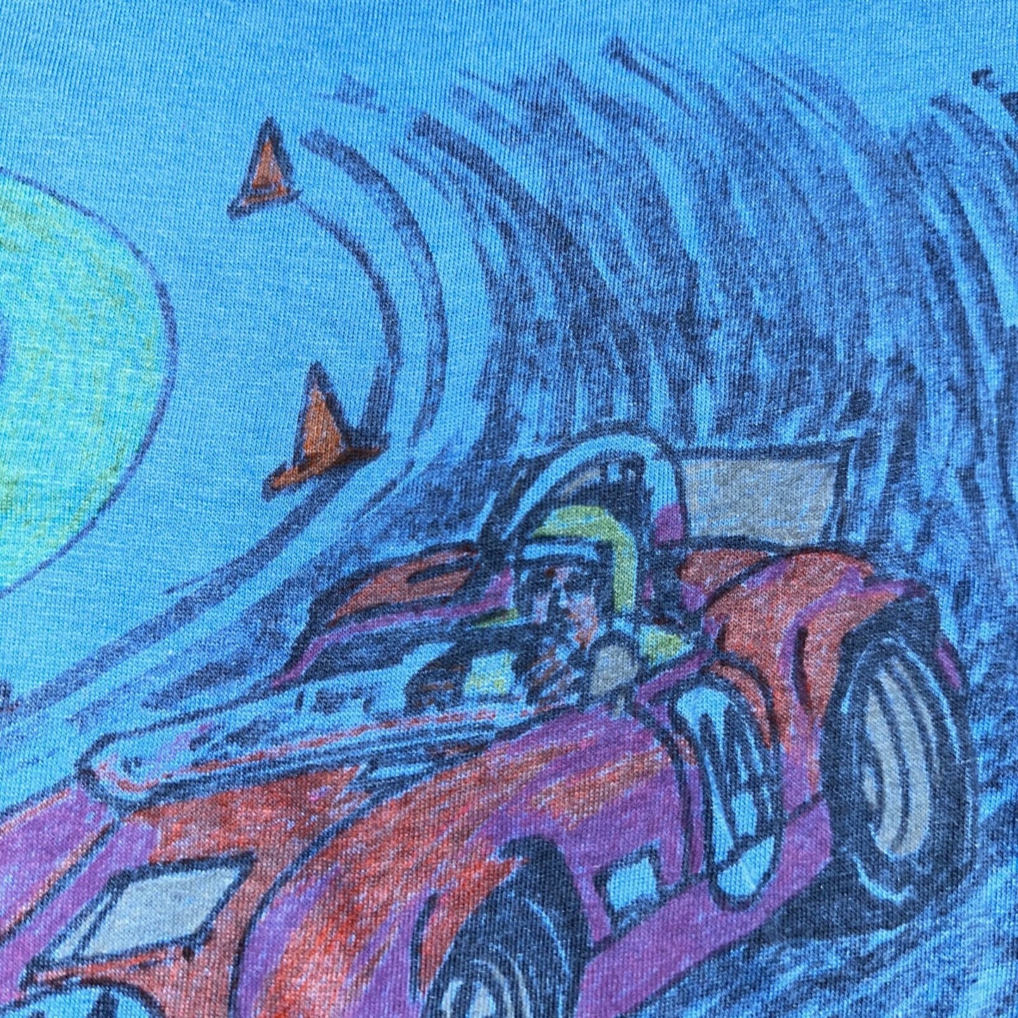 Hand Drawn 70s Class D Racing 14 VTG T Shirt 1970s Rare One Of A Kind Nascar