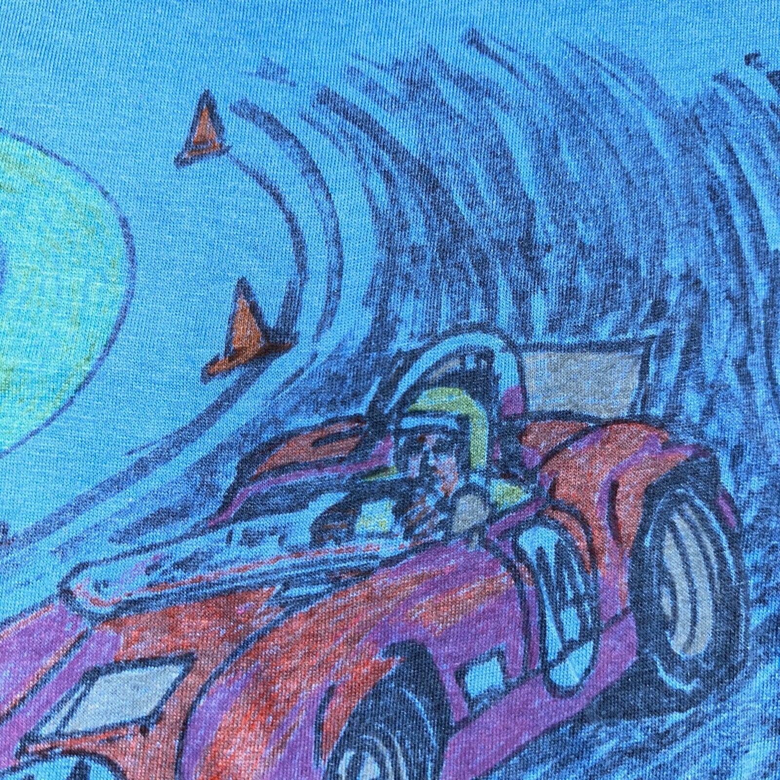 Hand Drawn 70s Class D Racing 14 VTG T Shirt 1970s Rare One Of A Kind Nascar