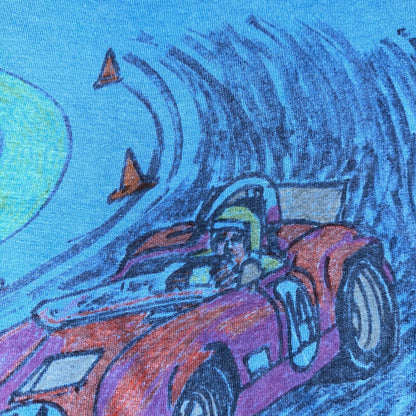 Hand Drawn 70s Class D Racing 14 VTG T Shirt 1970s Rare One Of A Kind Nascar
