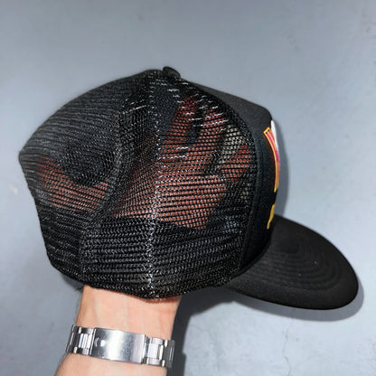 VTG Harley Davidson Trucker Hat American Legend 3D Emblem Mesh Snapback Black