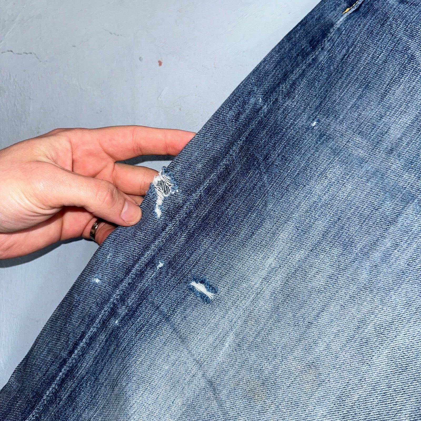 Levis 501 Vintage Y2K XX Straight Leg Jeans Blue Med Wash 34x34 Act 32x30