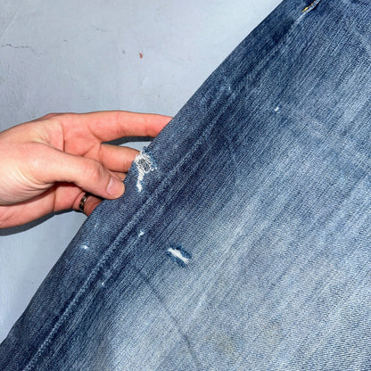 Levis 501 Vintage Y2K XX Straight Leg Jeans Blue Med Wash 34x34 Act 32x30