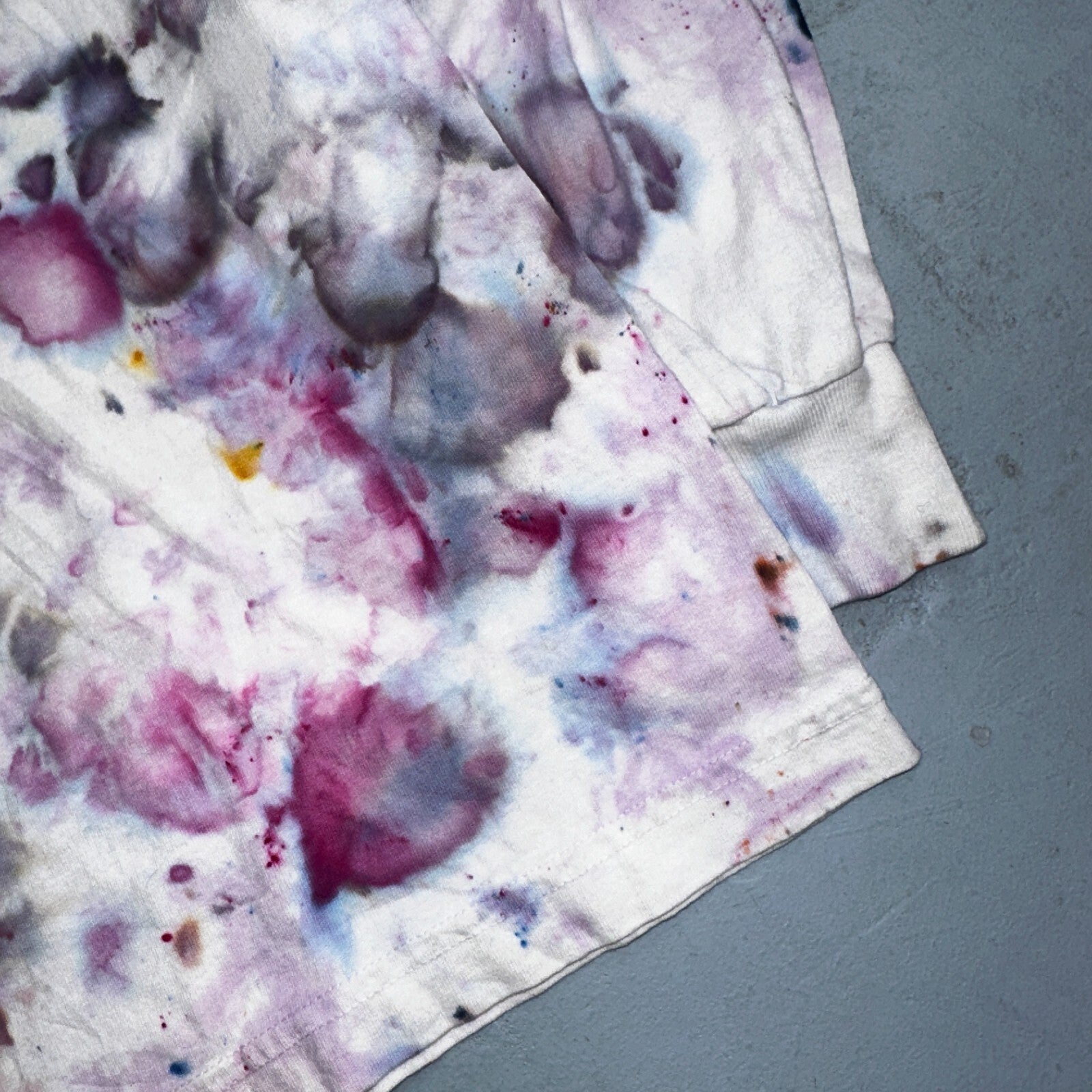 Horses Tie Dye Rare VTG T Shirt Custom Art Tee One of a Kind Cool Thrashed Hippy