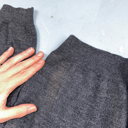 346 Brooks Brothers Mens XL Fine Italian Merino Wool Gray Sweater Tags