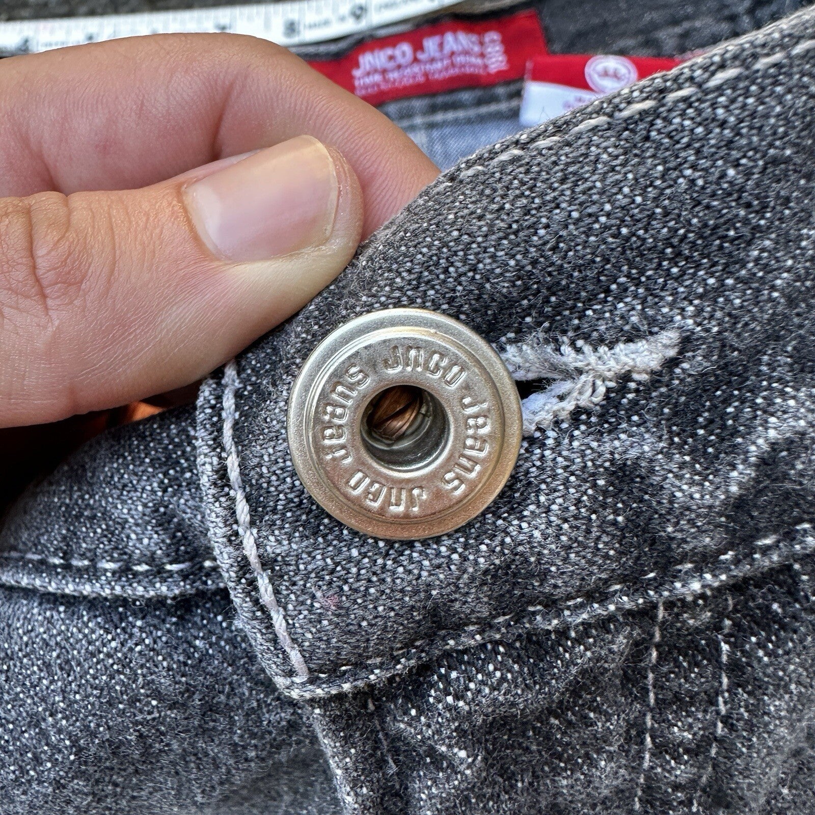 VTG JNCO Jeans Men's 38x32 Y2K Skater Wide Leg Flaming Snakes Skate Emo Grunge