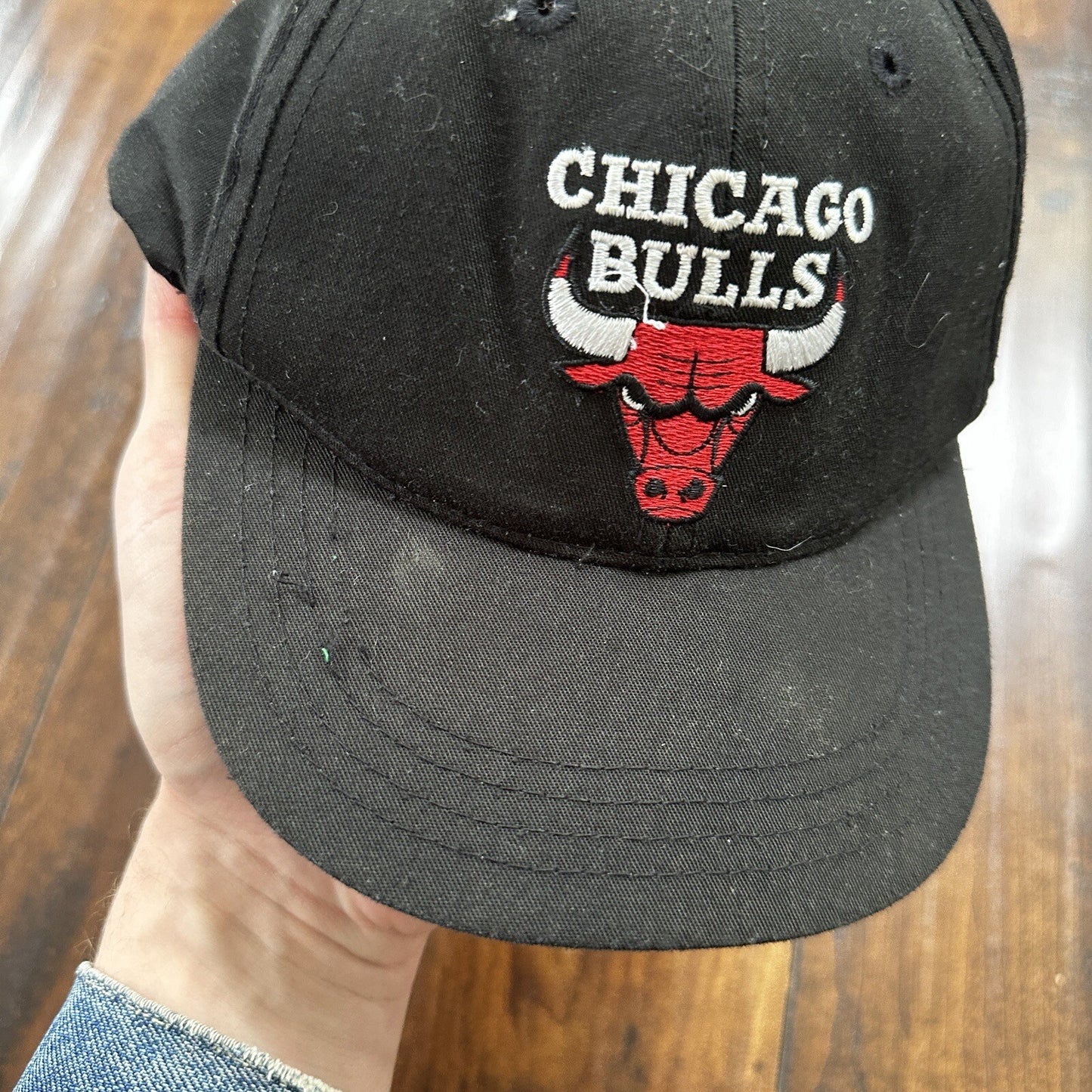 Chicago Bulls | NBA | Vintage Hat SnapBack 90s Micheal Jordan Pippen Broken