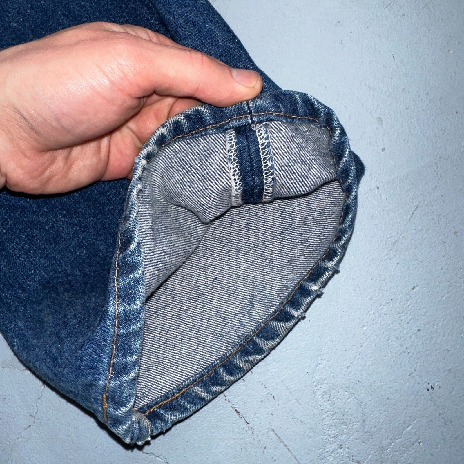 Levis 501 Vintage 80s USA XX Straight Leg Jeans Blue Med Wash 38x30 Act 35x26