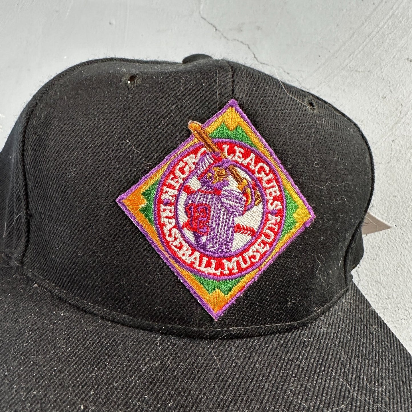 Vtg Big Boy Headgear Hat Kansas City KC Monarchs Strapback Negro League MLB Cap