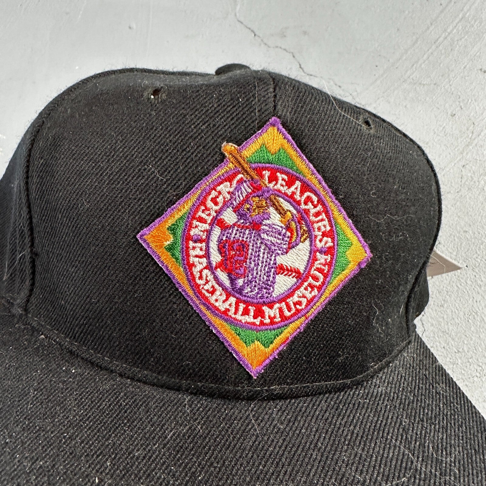 Vtg Big Boy Headgear Hat Kansas City KC Monarchs Strapback Negro League MLB Cap