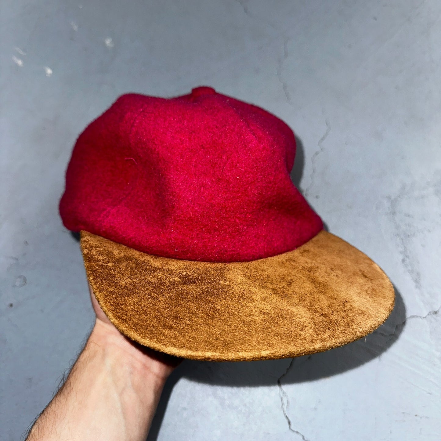 Vintage GAP Wool Hat Cap Adult One Size Adjustable Strapback USA Made 90s