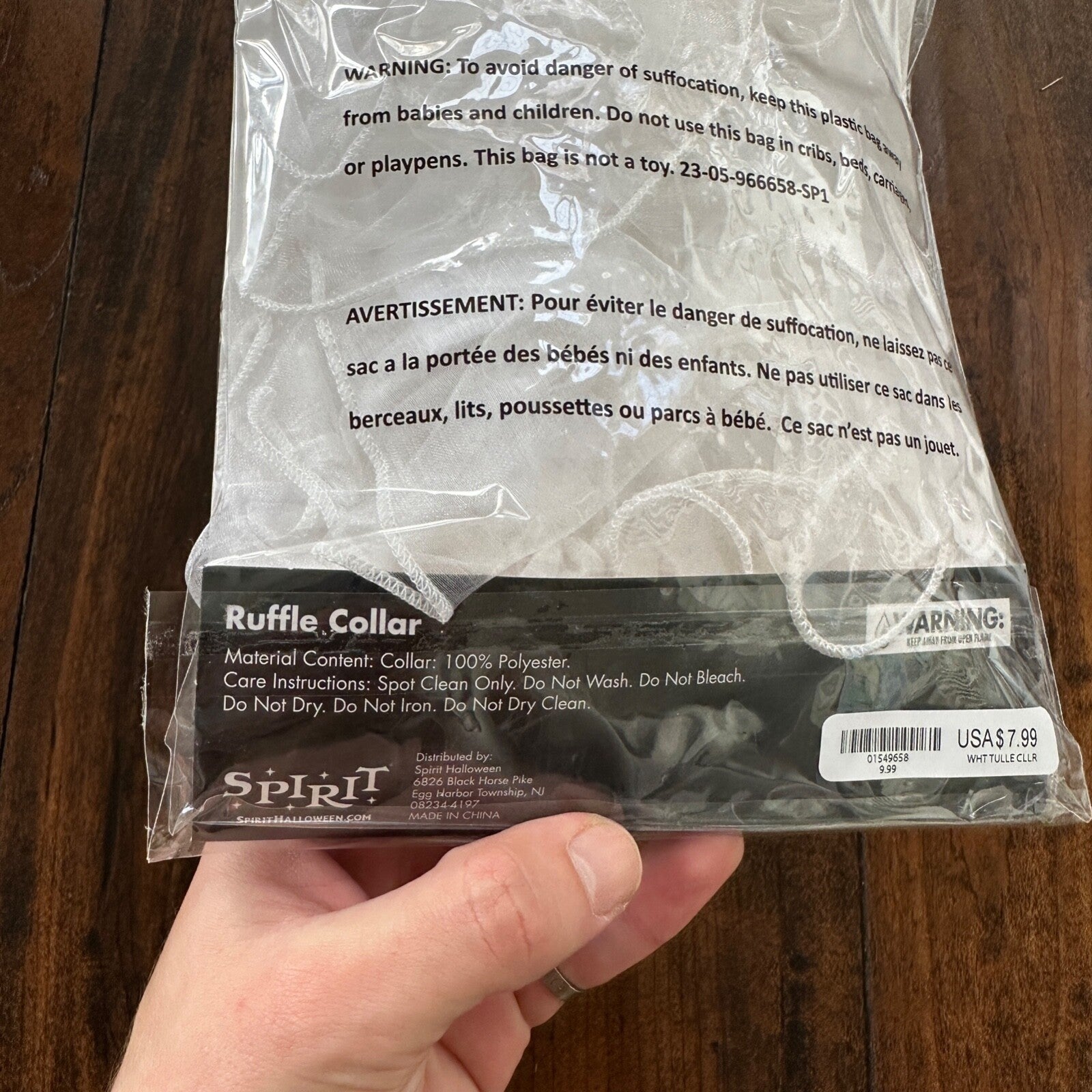 Adult Men Women Elizabethan Shakespeare Poet Renaissance Costume Ruffle Collar