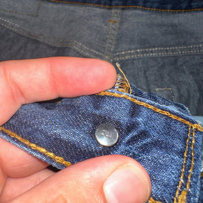 Levis 501 Vintage Y2K XX Straight Leg Jeans Blue Med Wash 34x32 Act 33x29