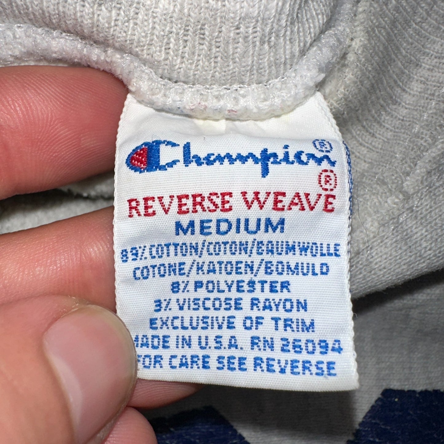 VTG 90s Champion Reverse Weave Crewneck Sweatshirt Gray USA UCSB California