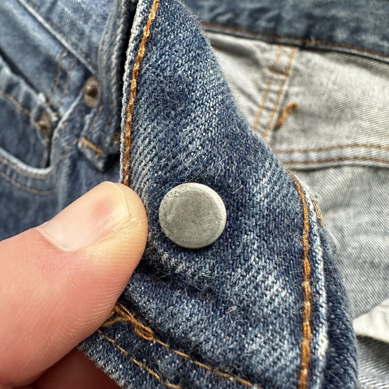 Levis Vintage 80s Redline Selvedge USA 501 XX Jeans 66 70s 32x34 Act 30x26