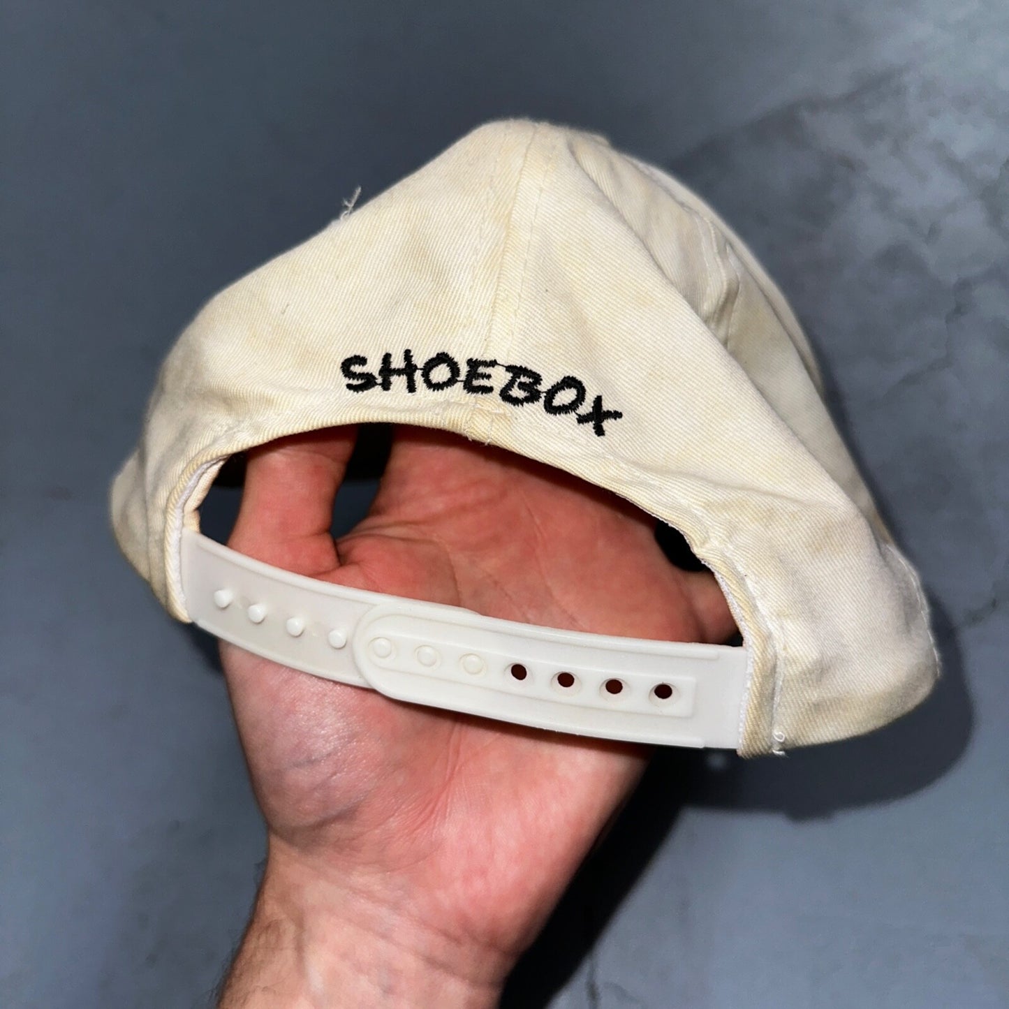 Bald In The USA VTG Hat Cap Snapback Dad Bald Eagle American Flag USA Shoebox