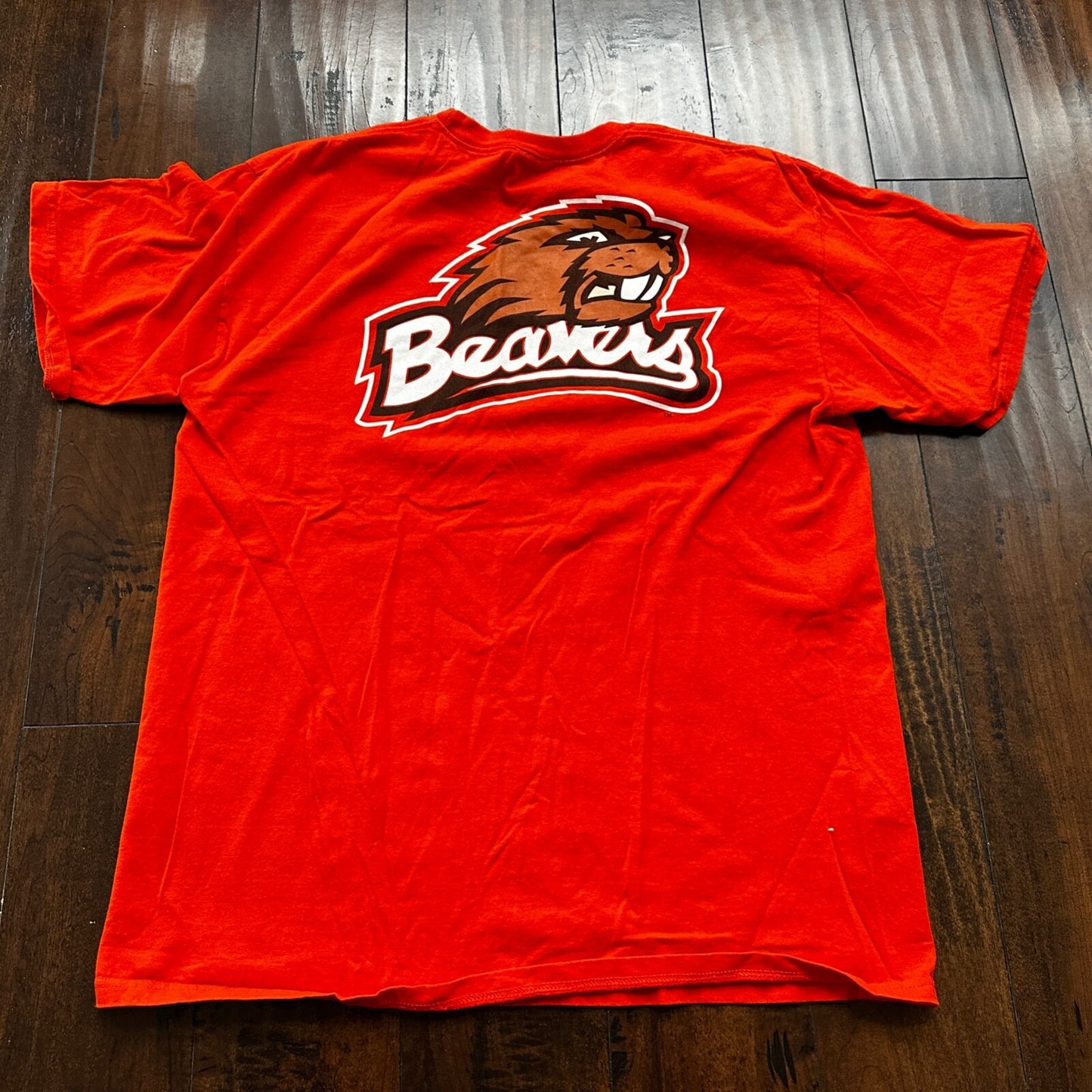 OSU Nike Center Swoosh Hail To Old Beavers Vintage T Shirt Y2K Portland Oregon