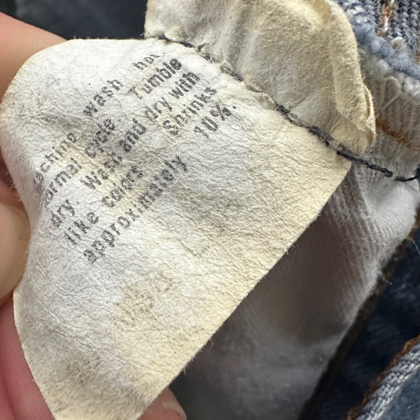 Vintage 80s Levis 501 36x34 USA Blue Jeans 90s Act 34x32 Med Wash