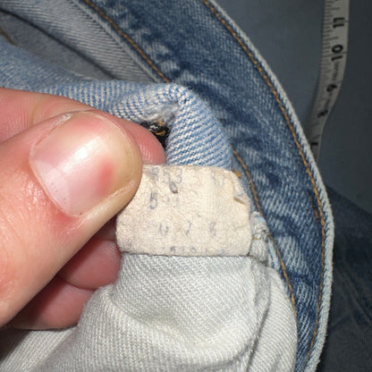 Levis 501 Vintage 80s Redline Selvedge USA XX Jeans Light Wash 34x36 Act 31x33