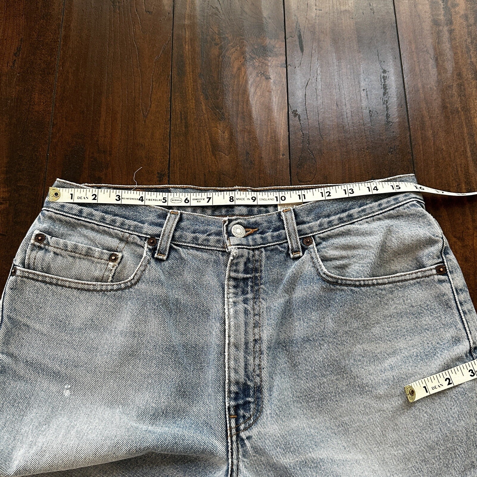 Levis Jeans Mens 34x30 Blue Relaxed Fit Straight Leg VTG 501 Denim Y2K 90s 32x26