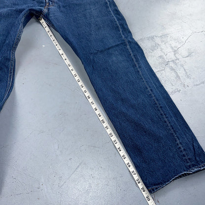 Levis 501 Vintage Y2K 90s XX Straight Leg Jeans Blue Med Wash 38x33 Act 36x29
