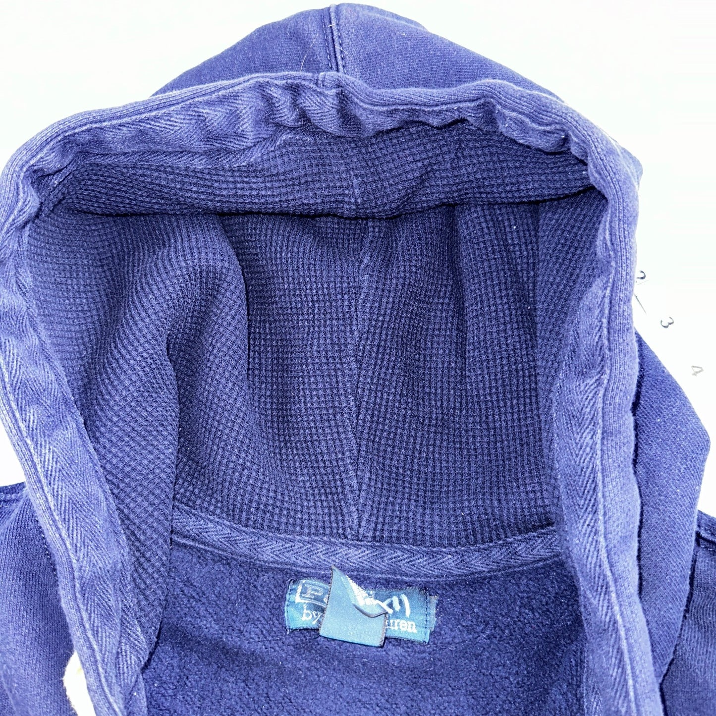 Polo Ralph Lauren VTG Full Zip Hoodie Men’s Size XL Cotton Blue Jacket 90s