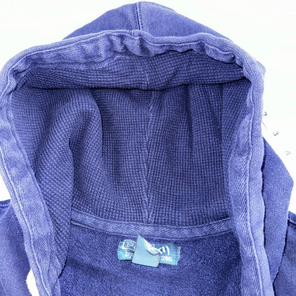 Polo Ralph Lauren VTG Full Zip Hoodie Men’s Size XL Cotton Blue Jacket 90s
