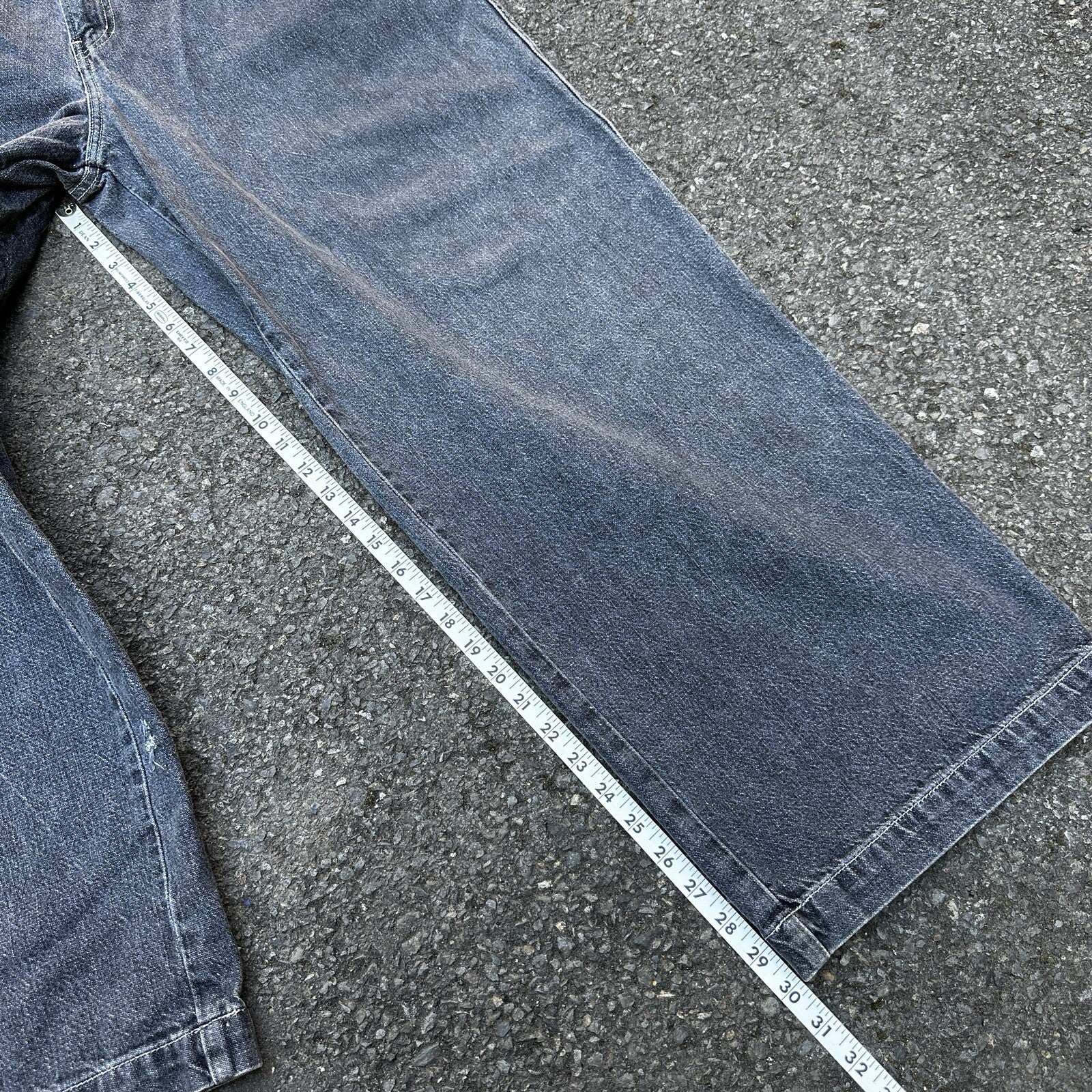 VTG JNCO Jeans Men's 38x32 Y2K Skater Wide Leg Flaming Snakes Skate Emo Grunge