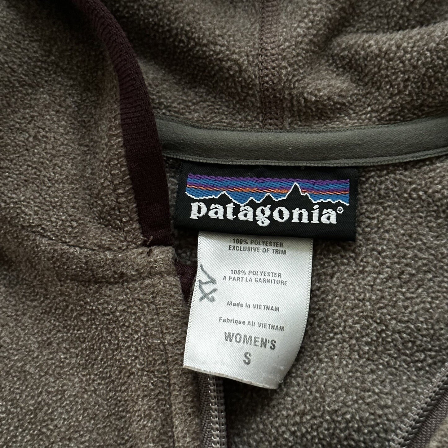 Patagonia Womens Jacket - Brown - Small Zip Up Hoodie Warm Cute Nordstrom Y2K