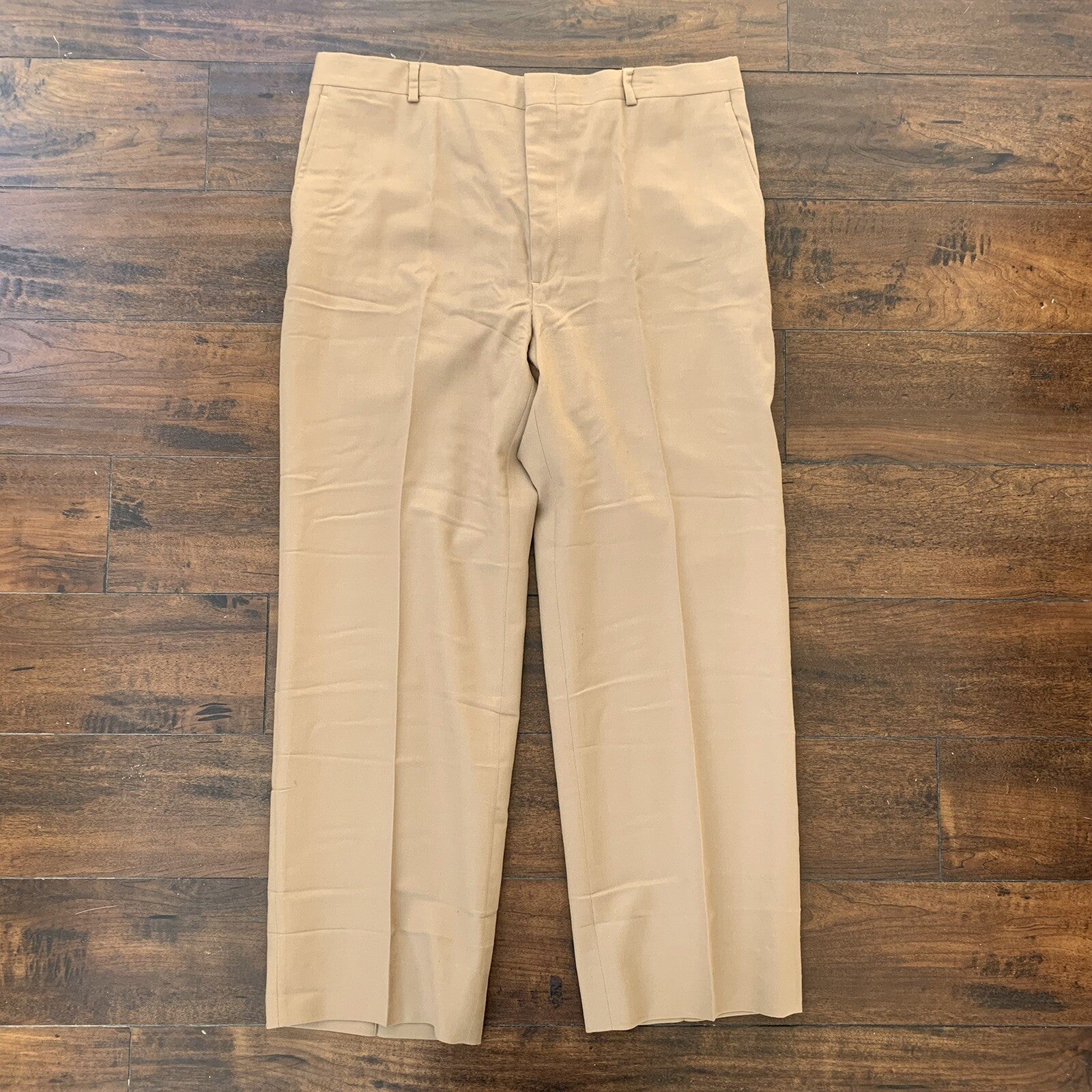 Vintage USA Talon Nordstrom Hunting Field Pants 34x28 Khaki Brown 60s Trouser