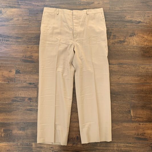 Vintage USA Talon Nordstrom Hunting Field Pants 34x28 Khaki Brown 60s Trouser