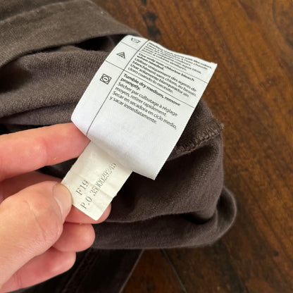 CARHARTT K87 DKB DARK BROWN SHORT SLEEVE POCKET TSHIRT MENS 2X Thrashed