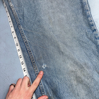 Levis 560 Vintage 90s Canada Red Tab Loose Fit Tapered Leg Blue Jeans 31x34