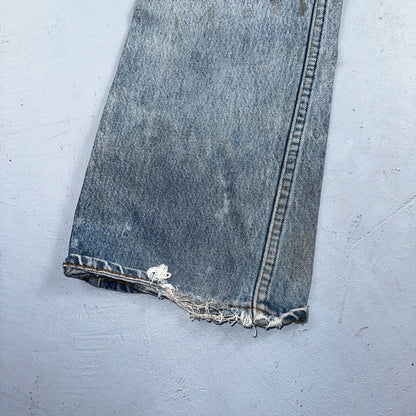Levis 646 Vintage 70s USA Orange Tab Bootcut Flare Blue Bell Bottom Jeans 29x33