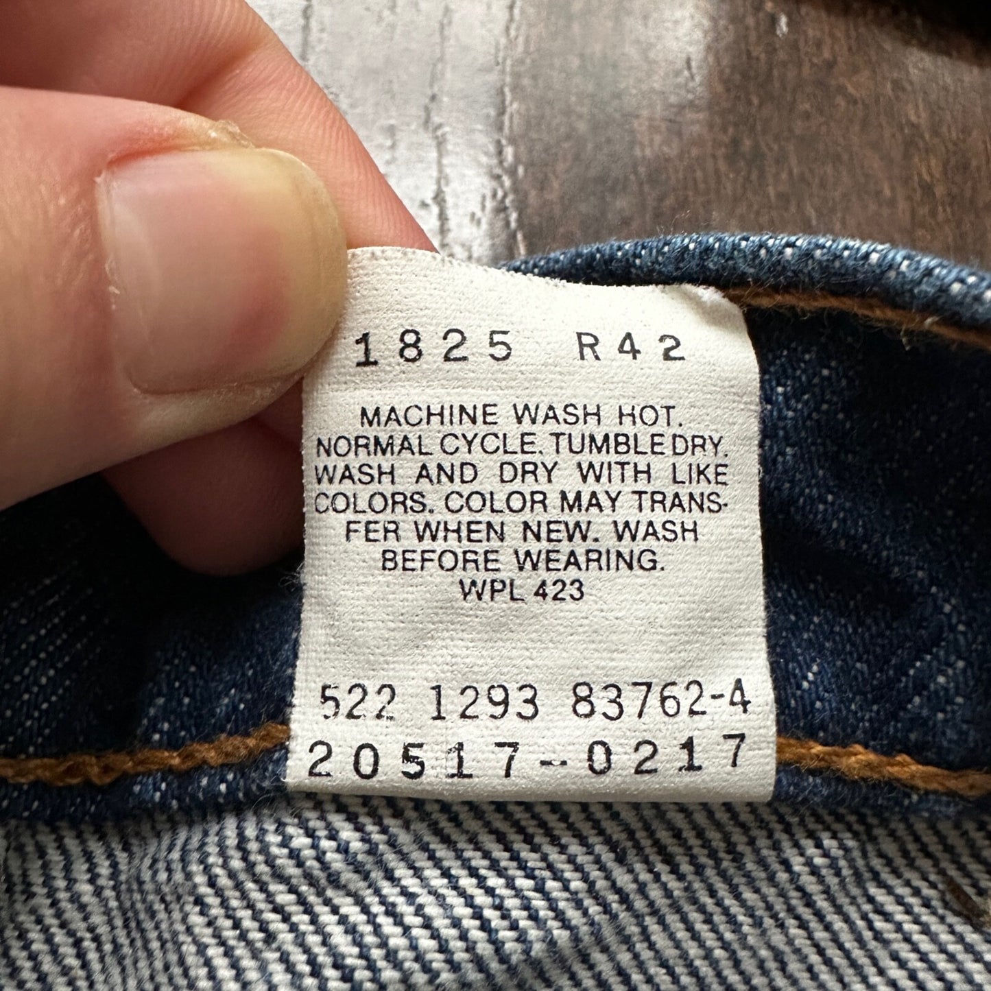 Levis 517 Vintage 90s USA Orange Tab Bootcut Flare Blue Jeans 38x30 35x29